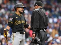 Pirates 2B Nick Gonzales intenta asumir el desafío ABS y luego lo gana