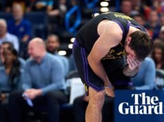 Luka Dončić se perderá el resto de la temporada regular de los Lakers por una distensión en el tendón de la corva.