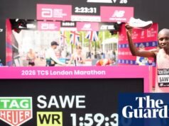 “Esto quedará en mi mente para siempre”: Sabastian Sawe habla de romper la barrera de las dos horas del maratón – video | Maratón de Londres