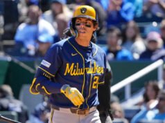 Los Cerveceros pierden a Christian Yelich por lesión en el tendón de la corva contra los Nacionales