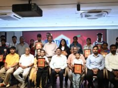 Premios TNSJA 2026: Mhatre del CSK destacado como deportista emergente de TN honrado en Chepauk