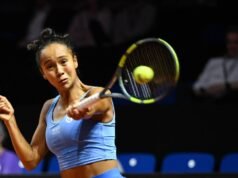 Fernández cae en un thriller de tres sets ante Rybakina, primera cabeza de serie, en cuartos de final de Stuttgart