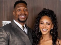 Meagan Good realojó a su gato después de casarse con Jonathan Majors