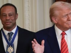 Tiger Woods pareció criticar al presidente Trump después del accidente de DUI
