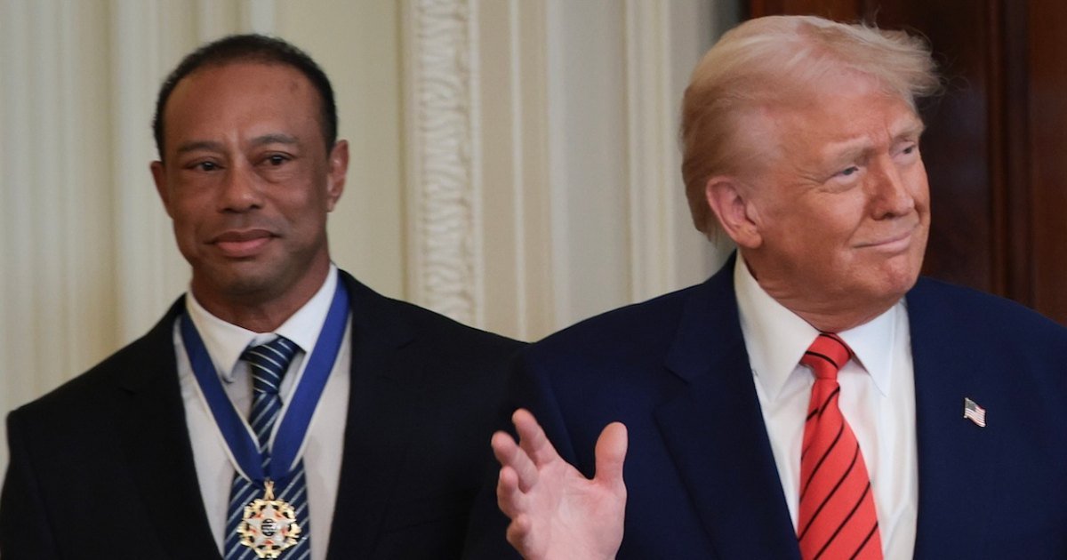 Tiger Woods parece haber llamado al presidente Trump después de un accidente automovilístico