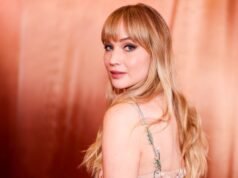 Compre jeans holgados de pierna recta de Jennifer Lawrence por menos