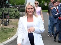 Karoline Leavitt dice que tendrá su segundo bebé “cualquier día”