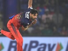 Bhuvneshwar Kumar se convierte en el segundo jugador de bolos en tomar 200 terrenos en la historia de la IPL