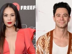Janel Parrish baila con Sasha Farber en medio de su separación de Chris Long
