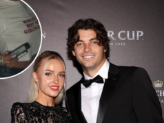 Morgan Riddle usa una camiseta de su exnovia después de separarse de Taylor Fritz
