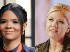 Candace Owens se dirige a Erika Kirk quien se retira del evento
