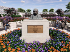 Se presentan planes para el busto de Mahatma Gandhi en el parque de Aberdeen