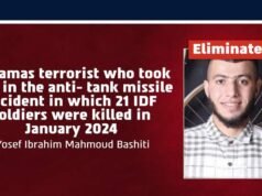 Las FDI matan al terrorista de Hamás involucrado en el derrumbe del edificio que mató a 21 soldados