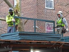 La ciudad de Nueva York siempre será la mejor, pero el andamio es una miseria que me inmoviliza contra el suelo.