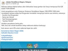 Las publicaciones utilizan un diseño fabricado para una nueva tarjeta de identificación de Malasia para promover afirmaciones contra China