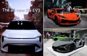 Los fabricantes de automóviles presentan nuevos vehículos eléctricos en el Salón del Automóvil de Nueva York