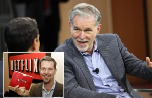El cofundador de Netflix, Reed Hastings, hace una salida sorpresa, lo que hace caer las acciones