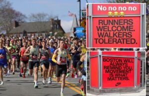 Nike humillada por su anuncio de “se tolera a los caminantes” acusada de “vergonzar el ritmo” antes del maratón de Boston