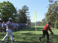 Masters 2026: Sergio García se vuelve nuclear en el tee de salida, rompe al driver y acaba llevándose el bolso de Jon Rahm