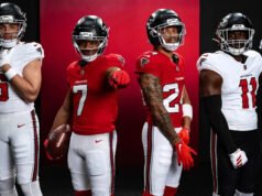 Los Falcons vuelven al rojo como color principal de casa en el último rediseño del uniforme