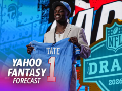12 ganadores y perdedores de fantasía del Draft de la NFL 2026: ¿Tyson y Tate están listos para rockear? ¿Los novatos de los Jets se retrasaron para el despegue?