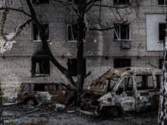 Víctimas del atentado con bomba planeado por Rusia en el este de Ucrania