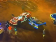 Noticias de deportes de motor 2026 | Conductor de carreras arrestado y suspendido por dos años por chocar contra un rival en boxes, I-75 Speedway Tennessee, video, Greg Martin, Matt Henderson último modelo de tierra