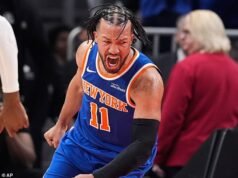 Los Knicks DESTRUYEN a los Hawks en una histórica demolición en los playoffs de la NBA después de tomar la mayor ventaja en el medio tiempo