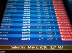 La quiebra de Spirit Airlines cancela TODOS los vuelos inmediatamente y no ayuda a los pasajeros varados al finalizar sus operaciones después de 33 años