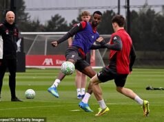 Liverpool recibió un duro golpe antes del choque con Man United en Old Trafford: £ 130 millones Alexander Isak ahora es una gran duda después de una lesión en el entrenamiento