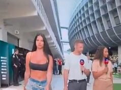 Momento hilarante: el camarógrafo de Sky Sports se distrae en el Gran Premio de Miami durante el segmento de Jenson Button, ¡e incluso un mecánico de McLaren es tomado por sorpresa!