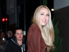 Lindsey Vonn asiste a la fiesta de Jeff Bezos con muletas… mientras la leyenda olímpica se prepara para un importante hito de recuperación en la Met Gala