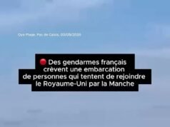 ¡La farsa! La policía francesa denunció ante el organismo de control de derechos humanos después de utilizar un cuchillo para detener una pequeña embarcación de inmigrantes.