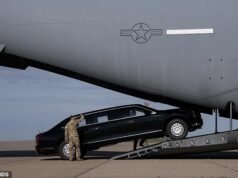 Dentro de la “monstruosa” burbuja de seguridad china de Trump, después de tres intentos de asesinato y “complots terroristas extranjeros” secretos, mientras los agentes del Servicio Secreto exponen las escalofriantes amenazas que lo acechan
