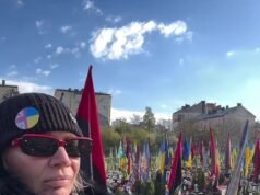 Jodie Kidd deja Gran Bretaña para ir a Ucrania devastada por la guerra y se une a un convoy benéfico de vehículos para ayudar a luchar contra Putin.