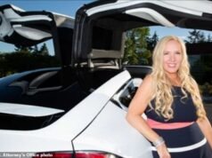 A una millonaria agente de bienes raíces le encantaba mostrar su Tesla con adornos rosas… Luego culpó a su esposo cuando sus mentiras de humo y espejos quedaron al descubierto