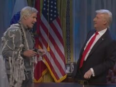 El final de temporada de SNL, abierto y frío, ve al fantasma de Jeffrey Epstein interpretado por Will Ferrell ‘perseguir’ a Trump mientras los chistes oscuros dejan a los espectadores conmocionados.