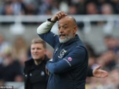 Nuno Espirito Santo admite de manera brutalmente honesta el descenso después de la aplastante derrota del West Ham en Newcastle, y el destino de los Hammers podría sellarse en solo DOS días.