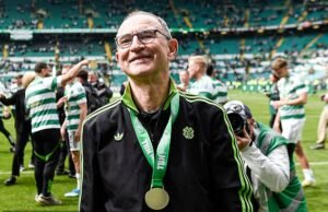 Martin O’Neill resta importancia a la invasión del campo del Celtic Park e insiste en que las escenas desagradables NO deshonraron el juego de Escocia… ¡a pesar de que su club ya se disculpó con sus rivales por el título, el Hearts!