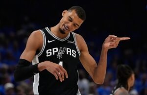 El asombroso Victor Wembanyama inspira a los Spurs a una victoria épica en doble tiempo extra sobre el Thunder en el Juego 1 de las Finales de la Conferencia Oeste