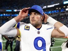 El actual MVP de la NFL, Matthew Stafford, firma un nuevo y tentador contrato que lo mantendrá jugando hasta los 40 años
