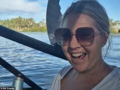 La mujer que, en estado de ebriedad, derribó a dos nadadores mientras viajaba en una lancha rápida es encarcelada, mientras emergen detalles sangrientos de las heridas de la víctima.