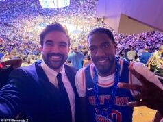 El alcalde socialista de Nueva York publica una foto suya asistiendo al partido de los Knicks en asientos de 700 dólares la entrada