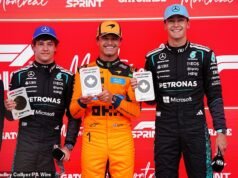 Kimi Antonelli se enfurece cuando su compañero de equipo en Mercedes, George Russell, gana una tensa carrera de velocidad en Canadá… lo que obliga a Toto Wolff a intervenir