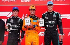 Kimi Antonelli se enfurece cuando su compañero de equipo en Mercedes, George Russell, gana una tensa carrera de velocidad en Canadá… lo que obliga a Toto Wolff a intervenir