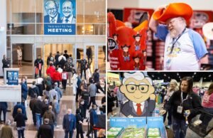 La multitud disminuye mientras el nuevo director ejecutivo de Berkshire Hathaway dirige la reunión anual por primera vez el sábado