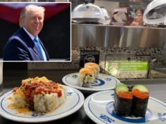 Trump compra enorme participación en popular cadena de sushi de Los Ángeles