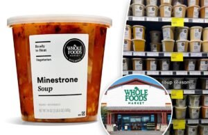 Sopa vendida en Whole Foods y Amazon retirada del mercado en muchos estados: FDA