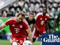 Fútbol europeo: Olise descarta el gol de la victoria del Bayern contra el Wolfsburgo después de que Kane fallara un penalti | fútbol de clubes europeos