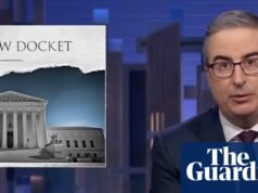 John Oliver sobre el uso que hace Trump de los expedientes paralelos de la Corte Suprema: ‘su método preferido para conseguir lo que quiere’ | Jean-Olivier